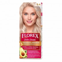 Patvarūs plaukų dažai "FLOREX" 9.4 Arktinis  blondas